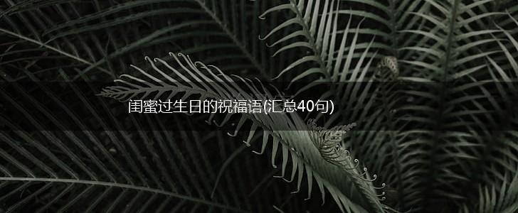 闺蜜过生日的祝福语(汇总40句),第1张