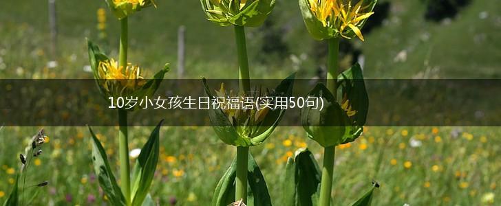 10岁小女孩生日祝福语(实用50句),第1张